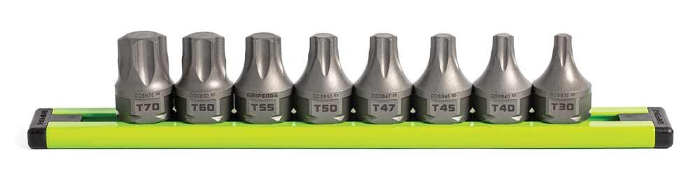 GEDDSB8S - 8 Piece 3/8" Drive Low Profile Star Dual Action Driver Bit Set