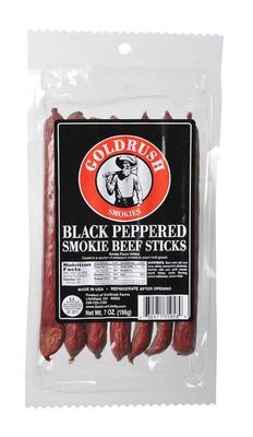 GRJ71958 - 7 oz. Black Pepper Beef Sticks (12-Pack)