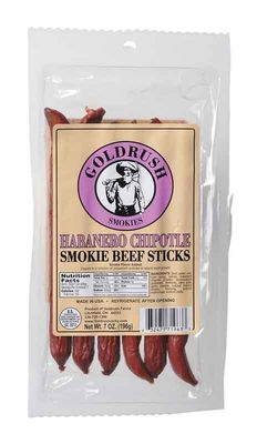 GRJ71963 - 7 oz. Habanero Chipolte Beef Sticks (12-Pack)