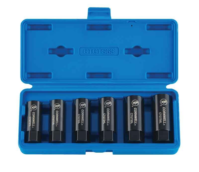 CTGTS6S - 6 Piece XL Tap Socket Set