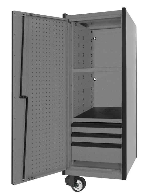 CTSPPL263KCD - (BTO) PLATINUM PLUS™ 26" 3-Drawer Locker, Carbide/Black Trim