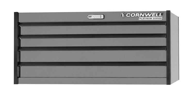 CTSPPE564KCD - (BTO) 56" 4-Drawer PLATINUM PLUS™ Chest, Carbide/Black Trim
