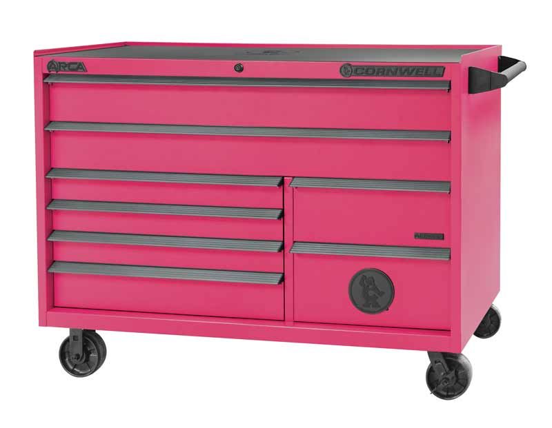 CTSASR578LSF - (BTO) 57" 8-Drawer Arca DB Roller Cabinet, Starfire/Gunmetal Trim