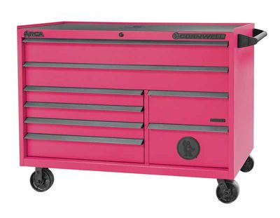CTSASR578LSF - (BTO) 57" 8-Drawer Arca DB Roller Cabinet, Starfire/Gunmetal Trim