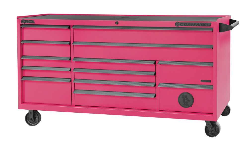 CTSASR7913LSF - (BTO) 79" 13-Drawer Arca TB Roller Cabinet, Starfire/Gunmetal Trim