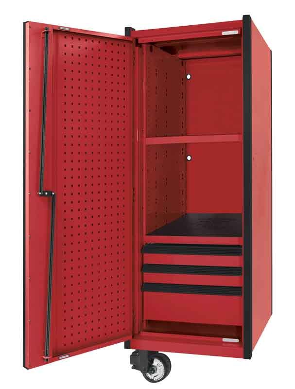 CTSPPL263KRD - (BTO) 26" 3-Drawer Platinum Plus Locker, Classic Red/Black Trim