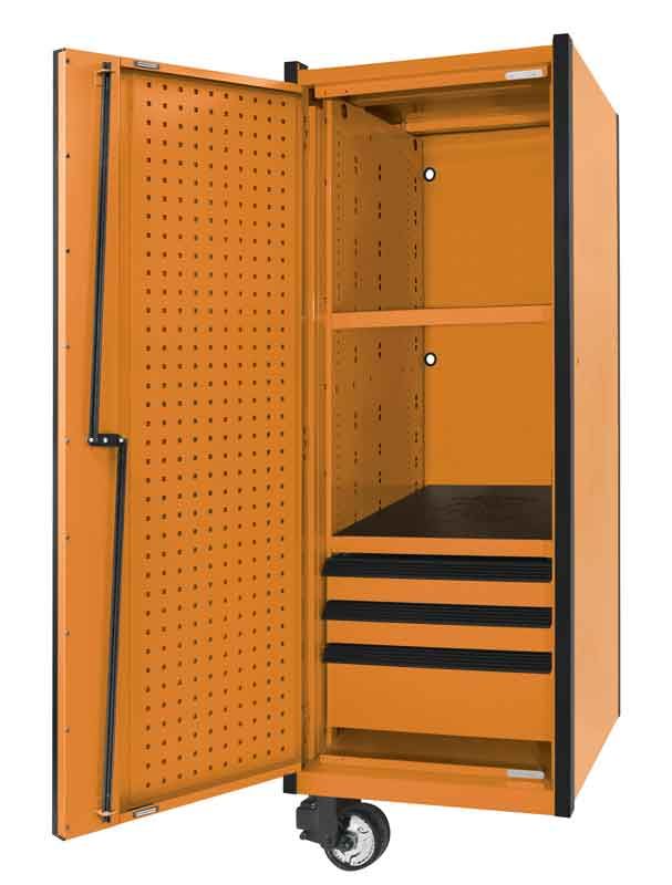 CTSPPL263KO - (BTO) 26" 3-Drawer Platinum Plus Locker, Orange/Black Trim