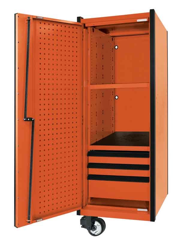 CTSPPL263KA - (BTO) 26" 3-Drawer Platinum Plus Locker, Atomic Orange/Black Trim