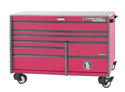 CTSPPR678LSF - (BTO) 67" 8-Drawer Platinum Plus DB Roller Cabinet, Starfire/Gunmetal Trim