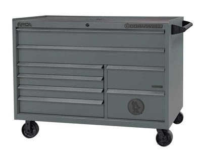 CTSASR578LF - 57" 8-Drawer ARCA® DB Roller Cabinet, Graphite/Gunmetal Trim