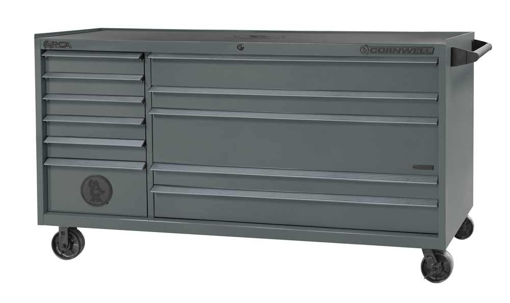 CTSASR7911LF - (BTO) 79" 11-Drawer Arca DB Roller Cabinet, Graphite/Gunmetal Trim