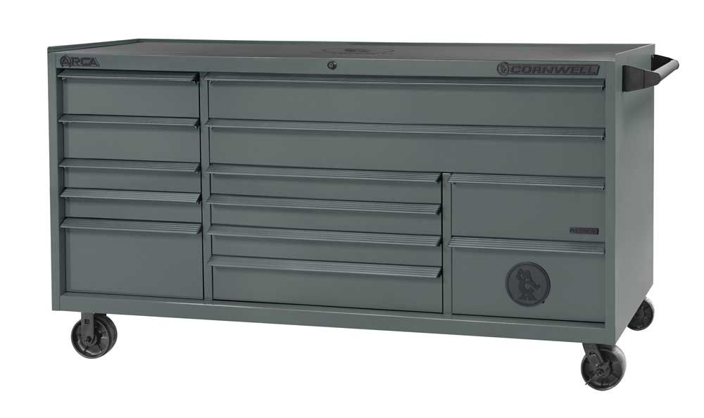 CTSASR7913LF - 79" 13-Drawer ARCA® TB Roller Cabinet, Graphite/Gunmetal Trim