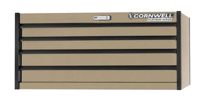 CTSPPE564KSS - 56" 4-Drawer PLATINUM PLUS™ Chest, Sandstorm/Black Trim
