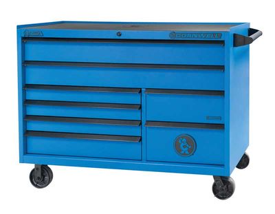 CTSASR578KB - 57" 8-Drawer ARCA® DB Roller Cabinet, Corporate Blue/Black Trim