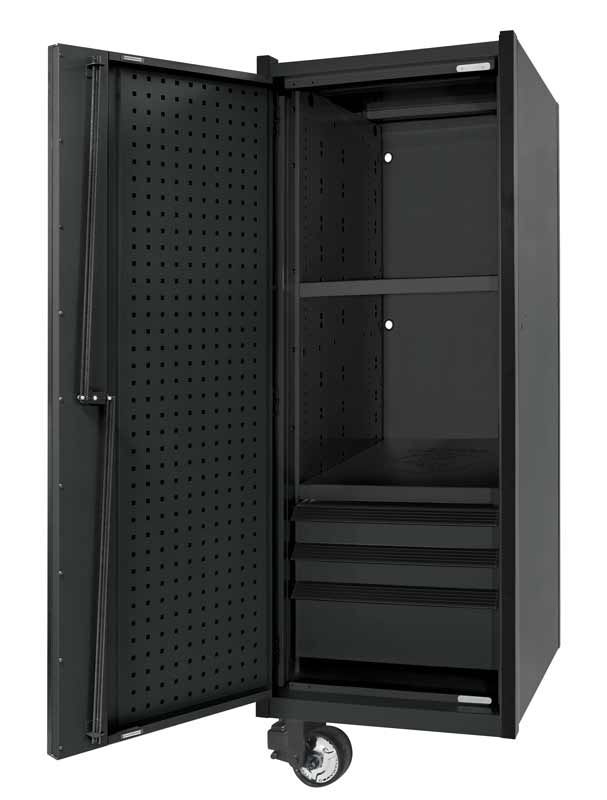 CTSPPL263KK - 26" 3-Drawer PLATINUM PLUS™ Locker, Gloss Black/Black Trim