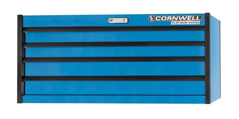 CTSPPE564KB - 56" 4-Drawer PLATINUM PLUS™ Chest, Corporate Blue/Black Trim