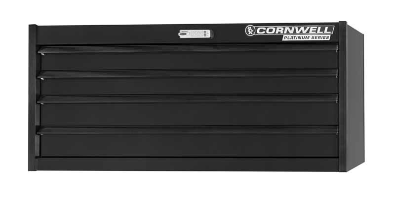 CTSPPE564KK - 56" 4-Drawer PLATINUM PLUS™ Chest, Gloss Black/Black Trim