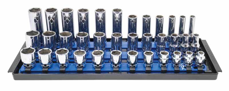 TSM236SS - 36 Piece 3/8" Drive Metric Socket Super Set, 6-Point