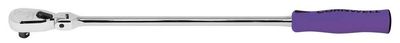 JRZF12XLP - 3/8" Drive 18" Flex-Head 120-Tooth Handled Ratchet, Purple