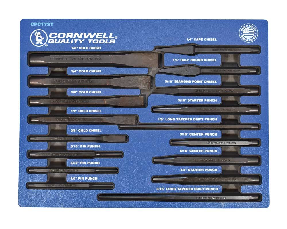 CPC17ST - 17 Piece Punch and Chisel Set