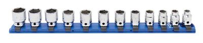 STM2212R - 12 Piece 3/8" Drive Metric Standard Socket Set, 6-Point