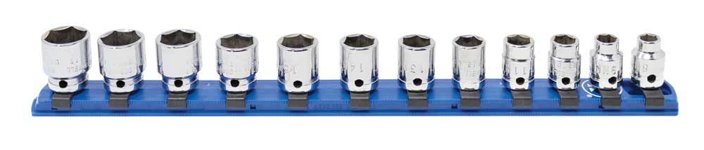 STM2212R - 12 Piece 3/8" Drive Metric Standard Socket Set, 6-Point