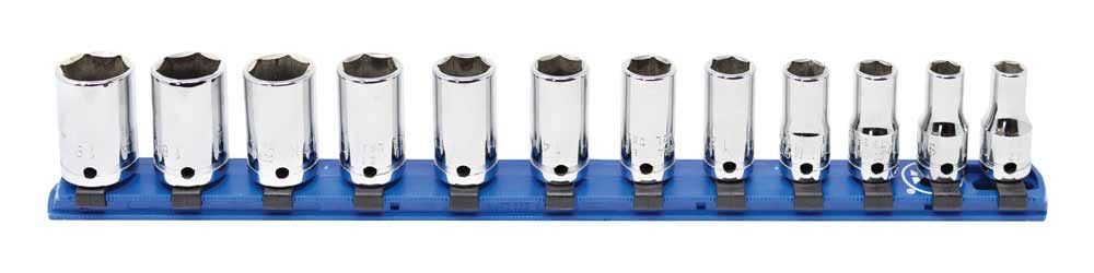 STM2212MLR - 12 Piece 3/8" Drive Metric Mid-Length Socket Set, 6-Point