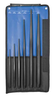 CPCDP6ST - 6 Piece Long Tapered Drift Punch Set