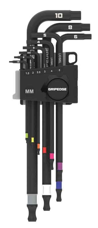 GELKHM9LS - 9 Piece Long Metric Hex Key Set