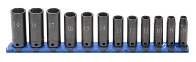 STIM2112LR - 12 Piece 3/8" Drive Metric Deep Impact Socket Set, 12-Point