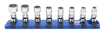 TSU0208R - 8 Piece 1/4" Drive SAE Standard Universal Socket Set, 6-Point