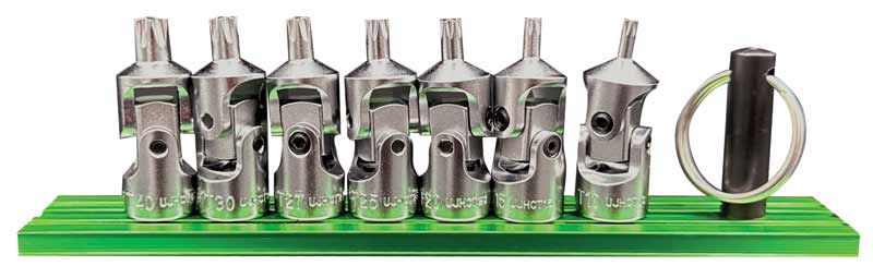 VMUJHCT1040 - 7 Piece Universal Joint Half Cut Torx Set