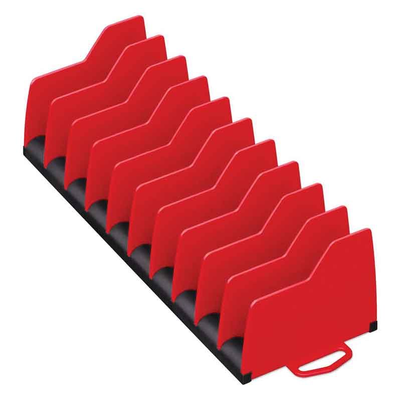 WRK5500 - No-Slip 10 Tool Plier Organizer - Red/Black