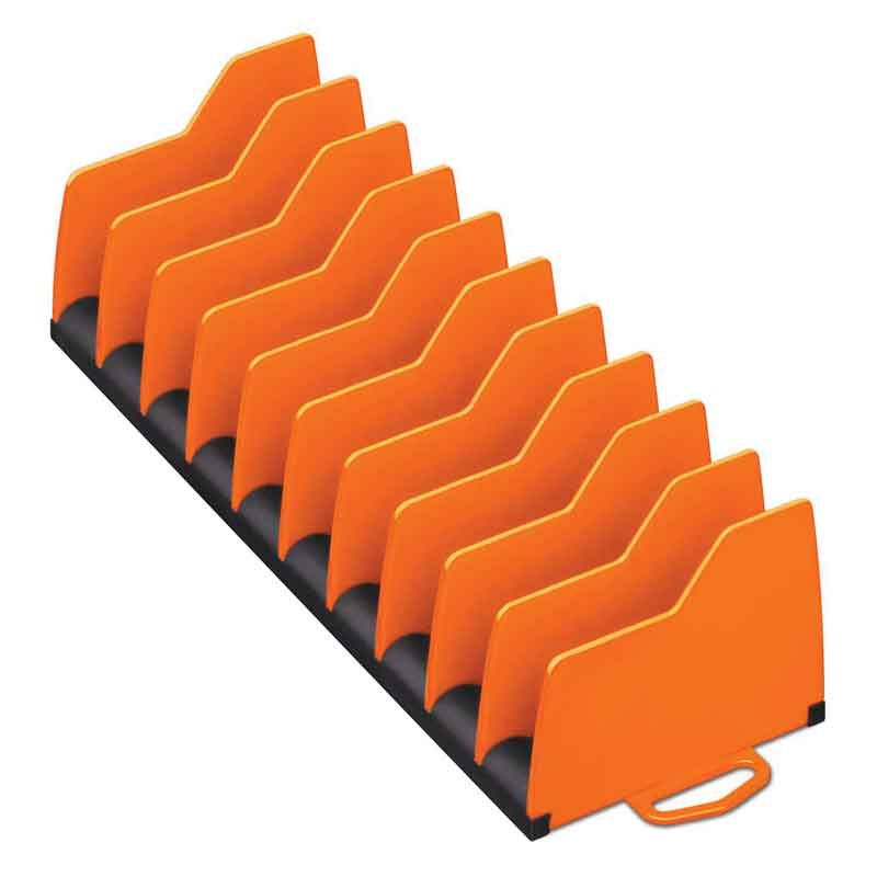 WRK5502 - No-Slip 10 Tool Plier Organizer - Orange/Black
