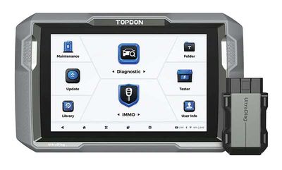 TODULTRADIAG - 8" Scan Tool w /Bi-Directional Controls &amp; Key Programming