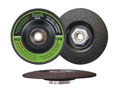 IP8150 - 4.5" 3-in-1 Diamond Grinding Wheel (Type 29, 36 Grit)