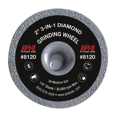 IP8120 - 2" 3-in-1 Diamond Grinding Wheel (36 Grit)