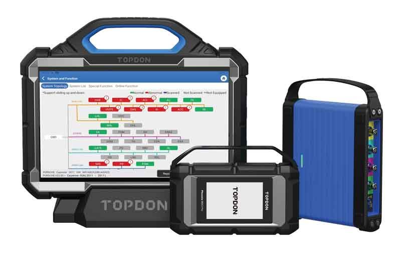 TODPXMAX - Topdon Phoenix Max 13.3" Scan Tool w/ 4-Channel Oscilloscope