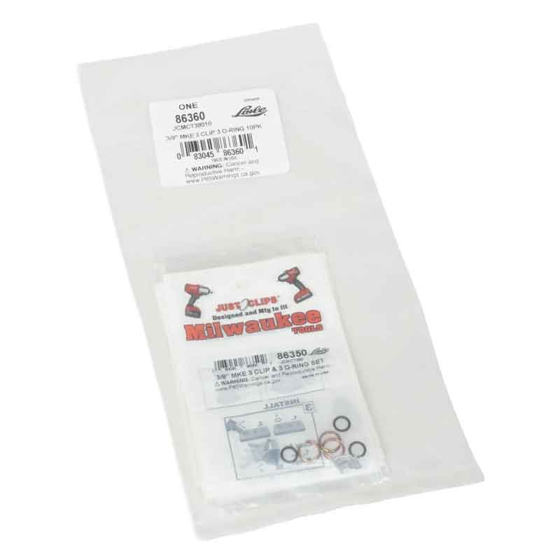 LS86360 - 10-Pack 3/8" Drive Milwaukee Retaining Clip / O-Rings