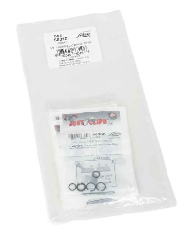 LS86310 - 12-Pack 3/8" Drive Retailing Clip / O-Rings