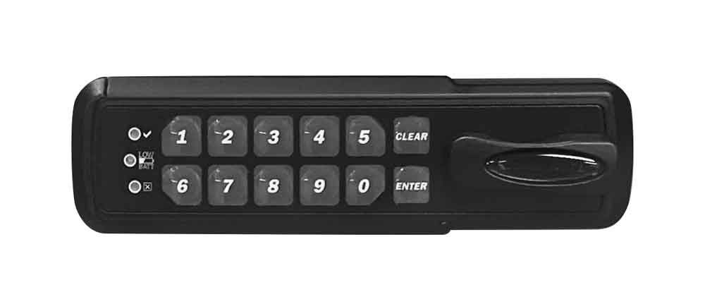 CTSASFAELOCK - (DSO) Black Electronic Lock, ARCA® Series Flip Top Cart
