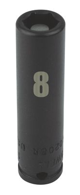 MMS0208R - 1/4" Drive 8mm Deep Spring Loaded Magnetic Socket, 6-Point