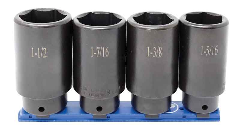 STI3204LR2 - 4 Piece 1/2" Drive SAE Deep Impact Socket Set, 6-Point