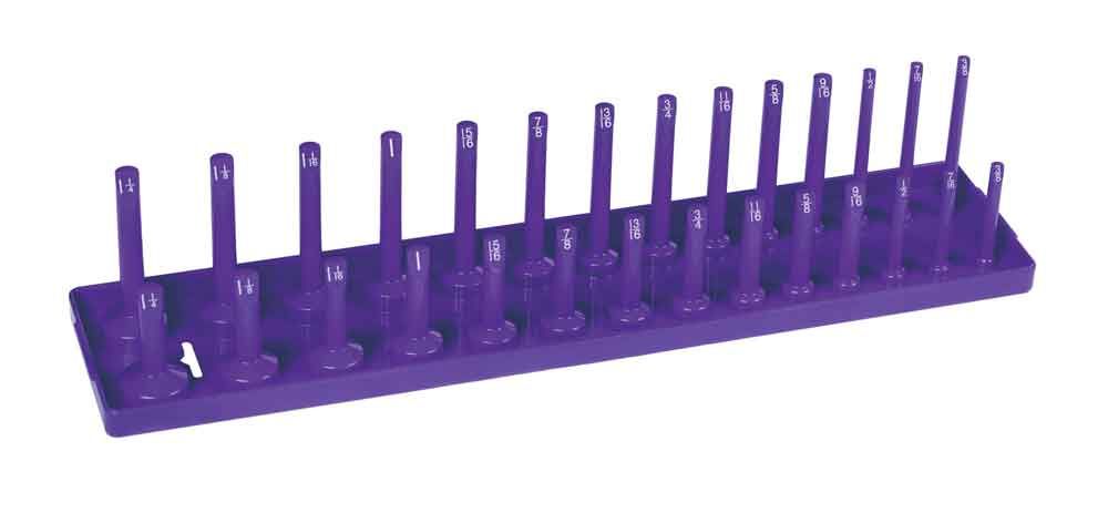 HA1207 - 1/2" Drive SAE 2 Row Socket Tray, Purple