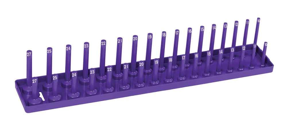 HA1208 - 1/2" Drive Metric 2 Row Socket Tray, Purple
