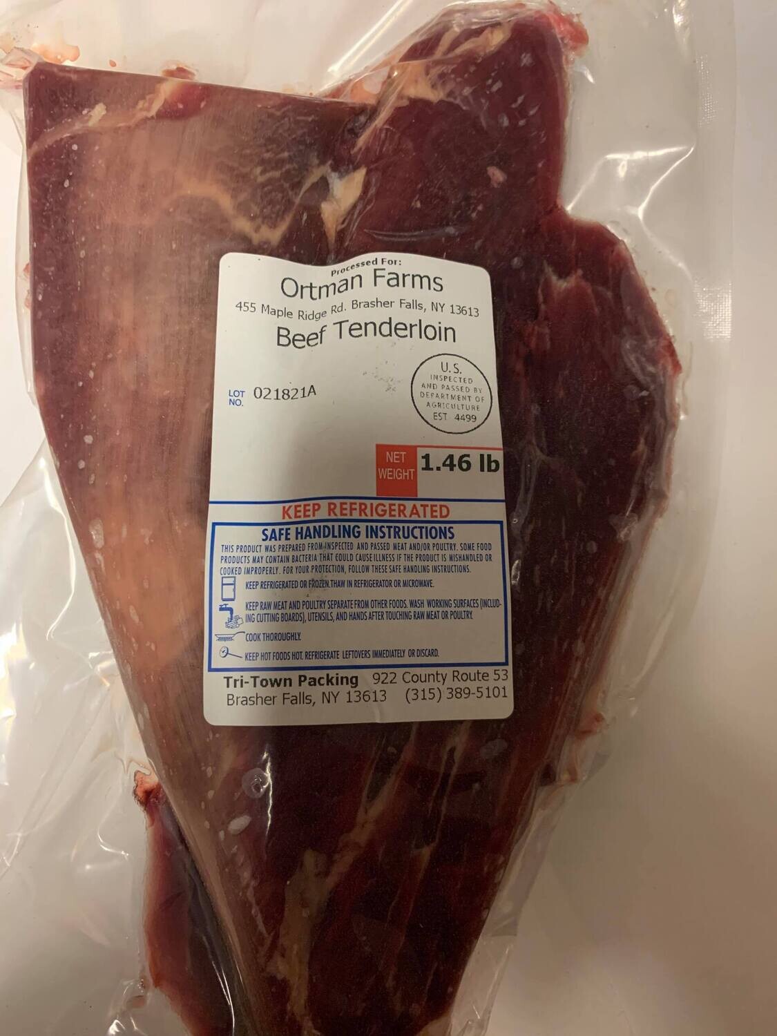 Beef Tenderloin 4.4 lb
