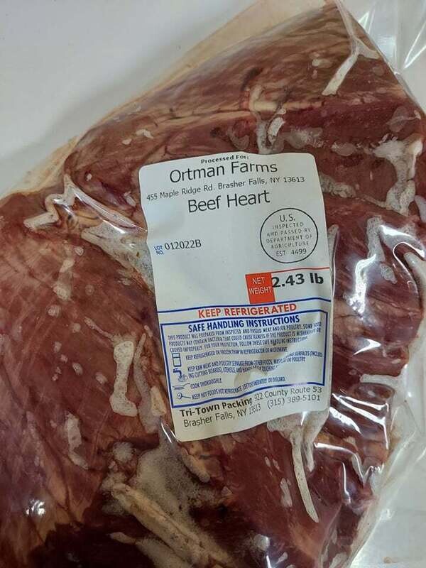 Beef Heart 2.0 lbs