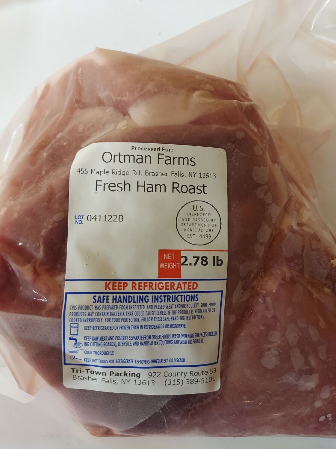 Fresh Ham Roast 3.5 lbs