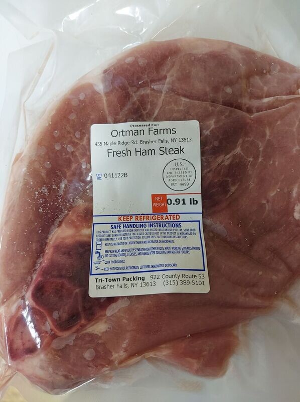 Fresh Ham Steak 1 lb