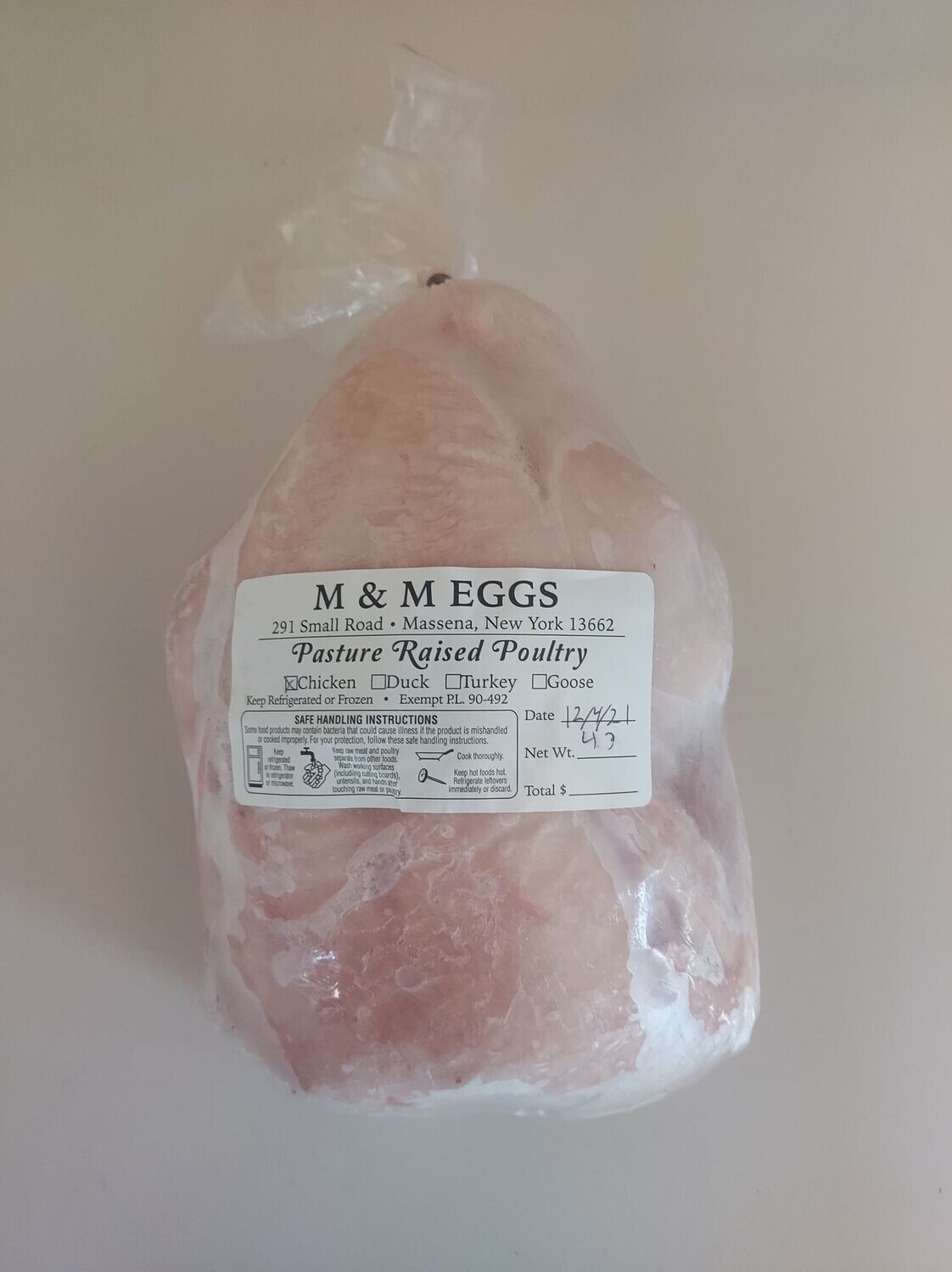 Chicken 3.6 lbs